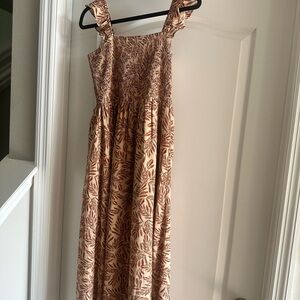 Floral Print Sleeveless Dress